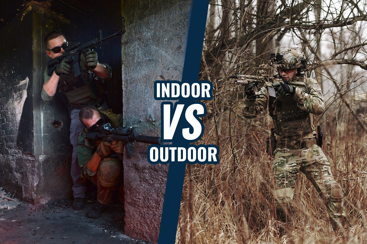 Indoor vs. Outdoor Airsoft Pros and Cons